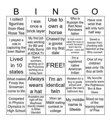Bookminders  Bingo Card