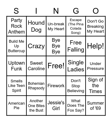 Christmas 2020 Bingo Card