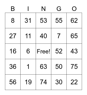 CSKaquilala Bingo Card