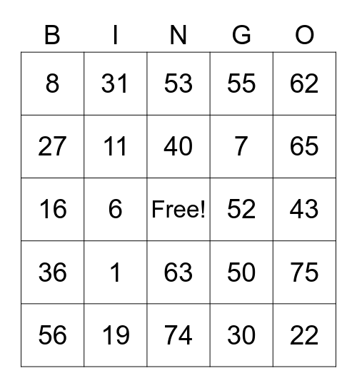 CSKaquilala Bingo Card