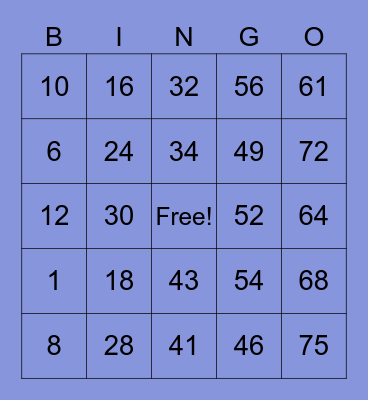 ARAGO, JOVEN MANZANO 10559 Bingo Card