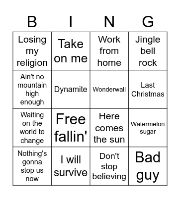 BD X LEGAL Bingo Card