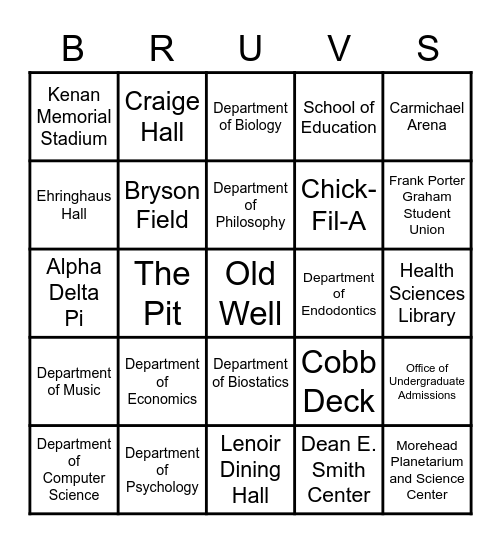 Building Bingo Card