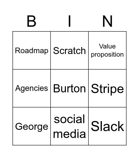 Hosay Bungo Bingo Card