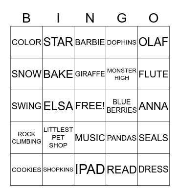 HAPPY BIRTHDAY KRISTEN Bingo Card