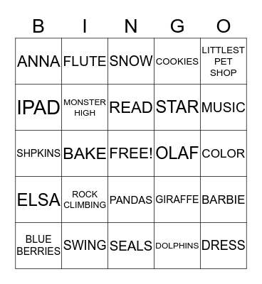 HAPPY BIRTHDAY KRISTEN Bingo Card
