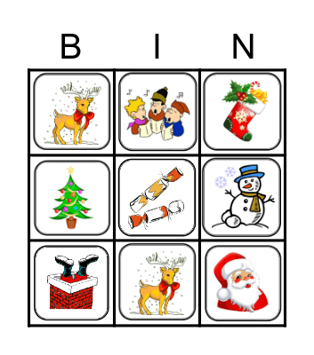 CHRISTMAS Bingo Card