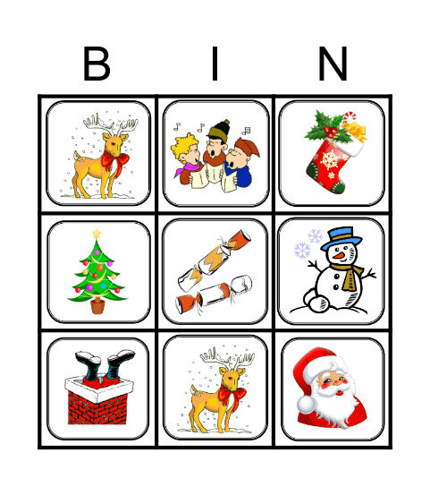 CHRISTMAS Bingo Card