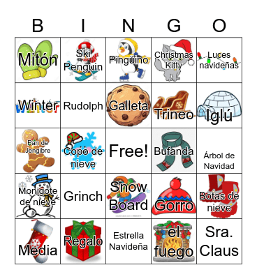 Winter Bingo Card