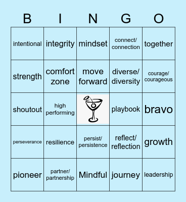 FEELGOOD CORPORATE BINGO card... Bingo Card