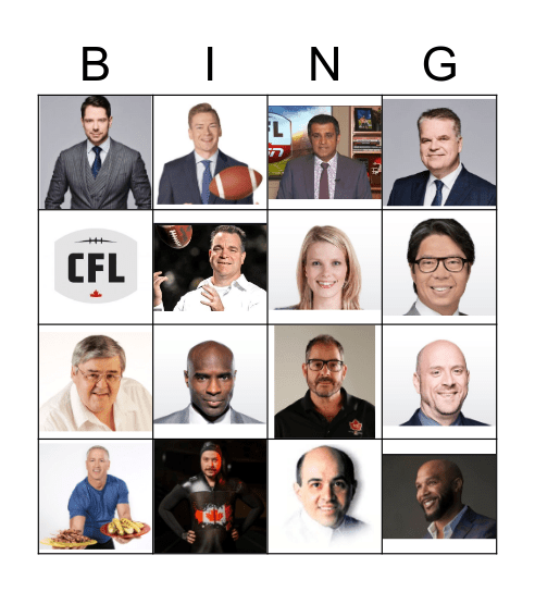 CFL Reporter BING...OH! Bingo Card