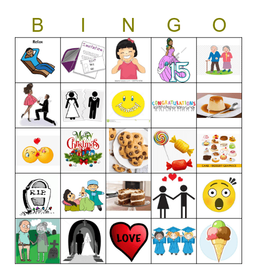 Senderos 2 Lección 3 Bingo Card