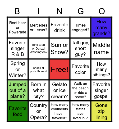 Christmas with ROB! Bingo Card