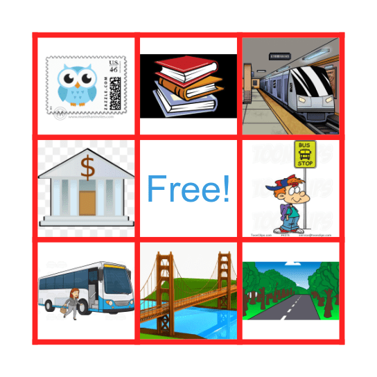 la ville Bingo Card