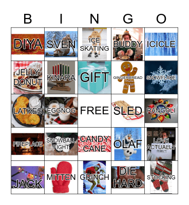 Rhythm Holiday Bingo 2020 Bingo Card