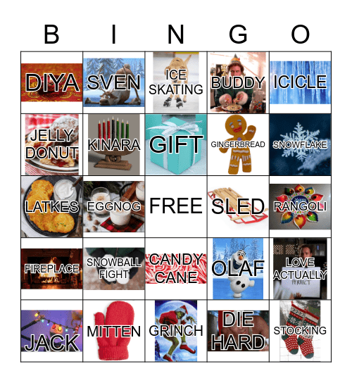Rhythm Holiday Bingo 2020 Bingo Card