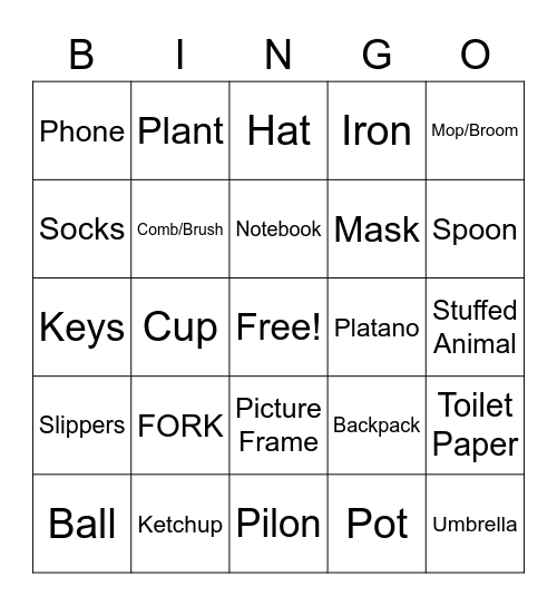 TEP  Bingo Card