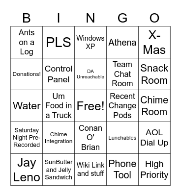 Fun Bingo Time Oh yeah! Bingo Card
