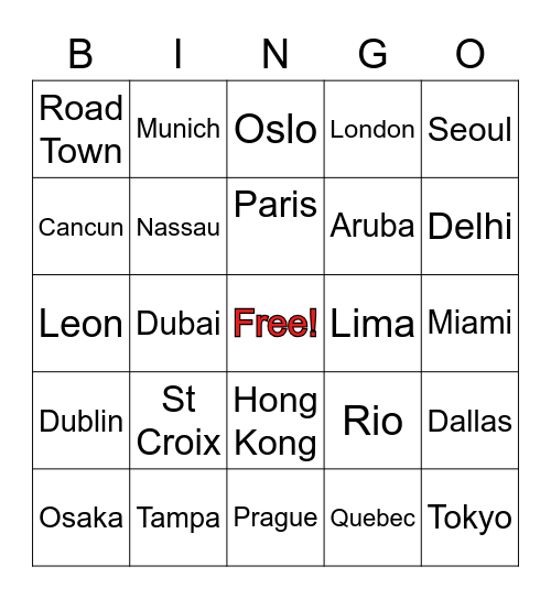 2020 KYC OFAC Party Bingo Card