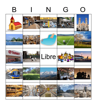 LUGARES Bingo Card