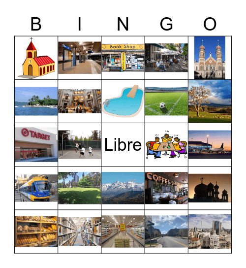 LUGARES Bingo Card