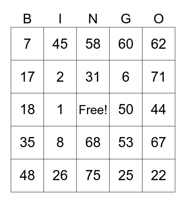 <3 Mimi <3 Bingo Card