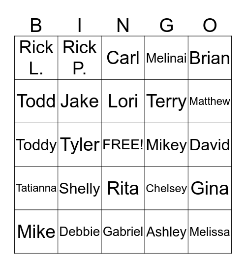 DAD"S 90th BIRTHDAY PARTY Bingo Card