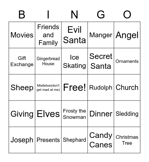 Bingo Of Doom Bingo Card