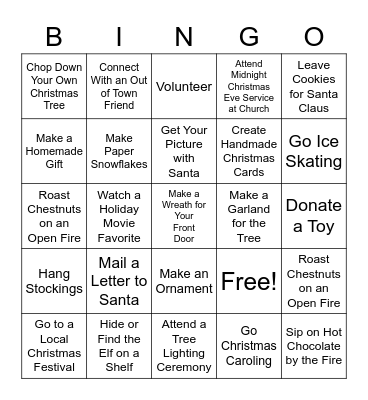 Winter! Bingo Card