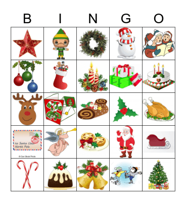 Xmas Bingo ! Bingo Card