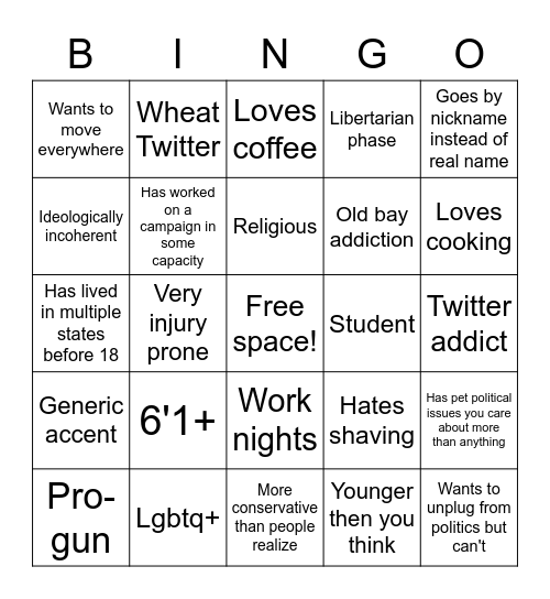 Ted Bingo Card