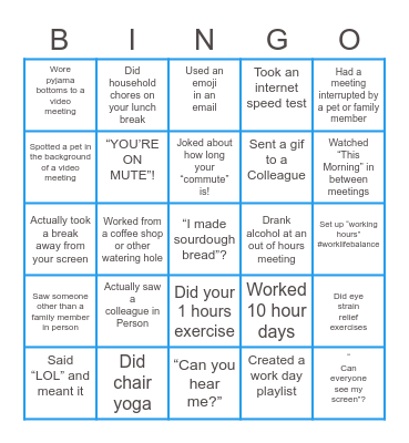 HackIT Bingo Card