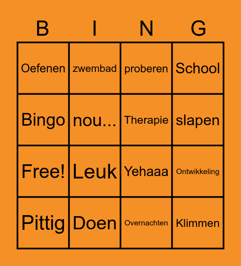 Lisette Bingo Card