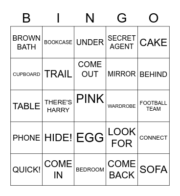 FAIRYLAND 3 UNIT 5th All Bingo Card