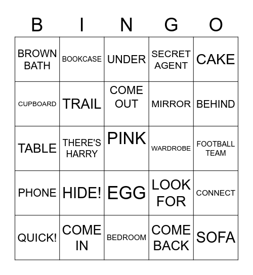 FAIRYLAND 3 UNIT 5th All Bingo Card