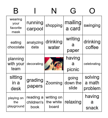 ALB sELFie Challenge 2020 Bingo Card