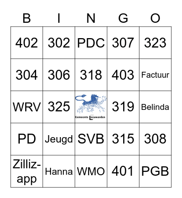 Bingo Digitale Backoffice 17-12-2020 Bingo Card