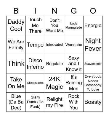 MS Amlin Bingo Card