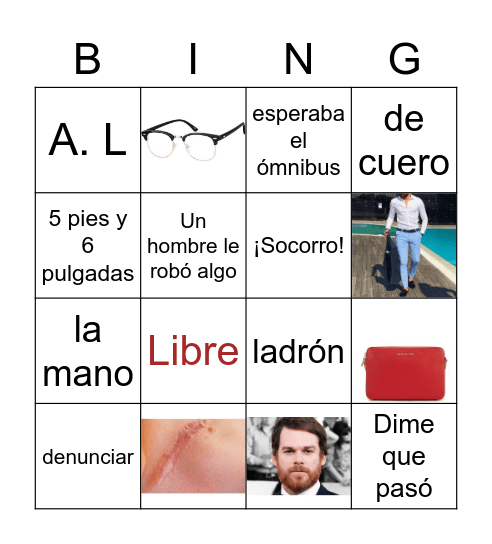 Qué Mala Suerte Bingo Card