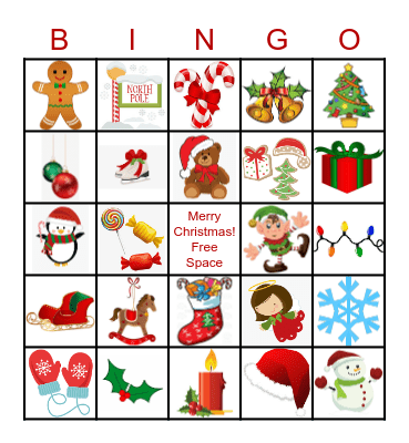 Christmas Bingo Card