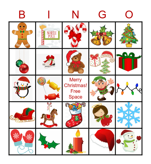 Christmas Bingo Card