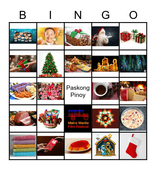 GCC Christmas Bingo Card