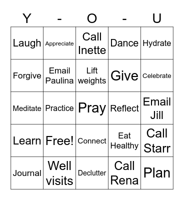MCCCR&R Bingo Card