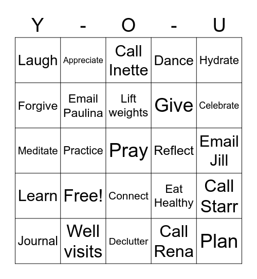 MCCCR&R Bingo Card