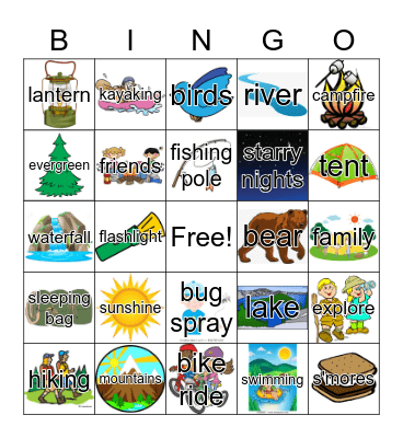 Backwoods Bingo Card
