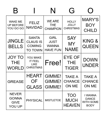 LORIKEET'S CHRISTMAS SPECIAL Bingo Card