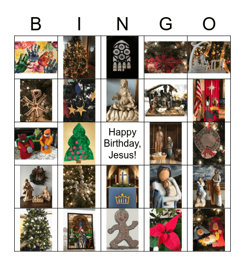 Christmas Eve at FUMCLG Bingo Card