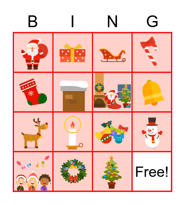 Christmas BINGO Card