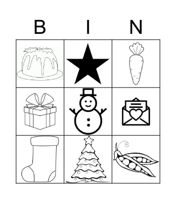 Christmas Bingo Card