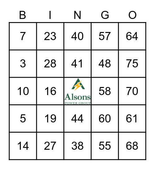 AEDC Thanksgiving - Marcus A Bingo Card